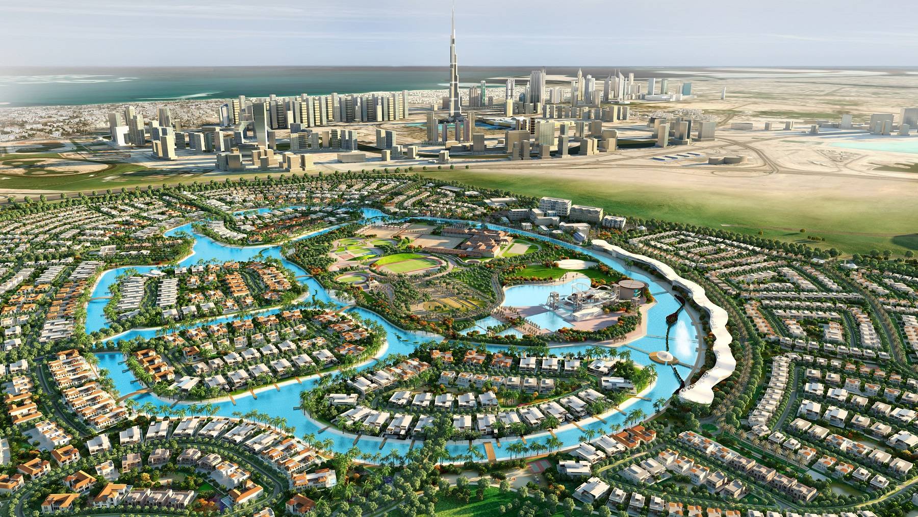 An-aerial-view-of-Meydan-Sobha-District-One-located-at-a-short-distance-of-2